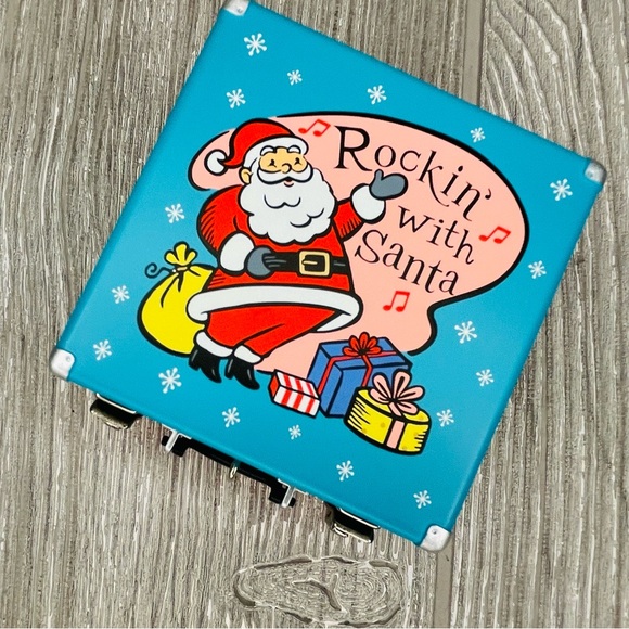 Vintage 2005Hallmark  "Rockin' With Santa" Christmas Ornament record player rare - Picture 7 of 11